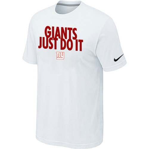 Nike New York Giants "Just Do It" NFL T-Shirt - White